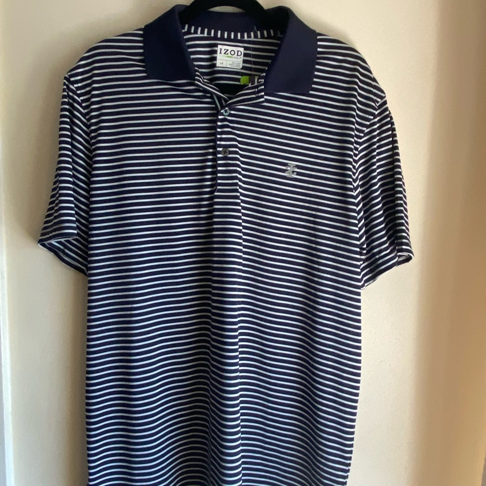 NWT Izod Mens moisture wicking golf shirt